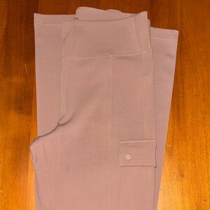 Athleta Delancey Straight Cargo Pant in Tan